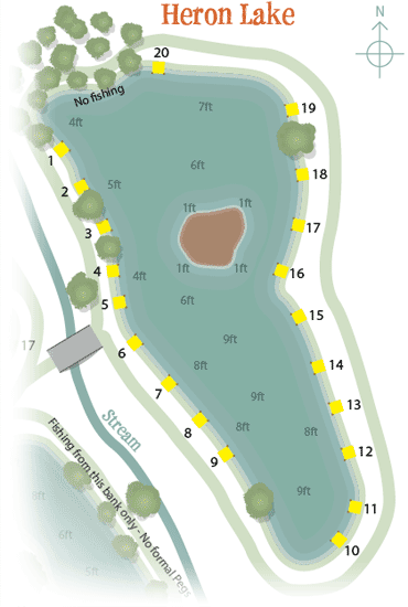 Heron Lake map